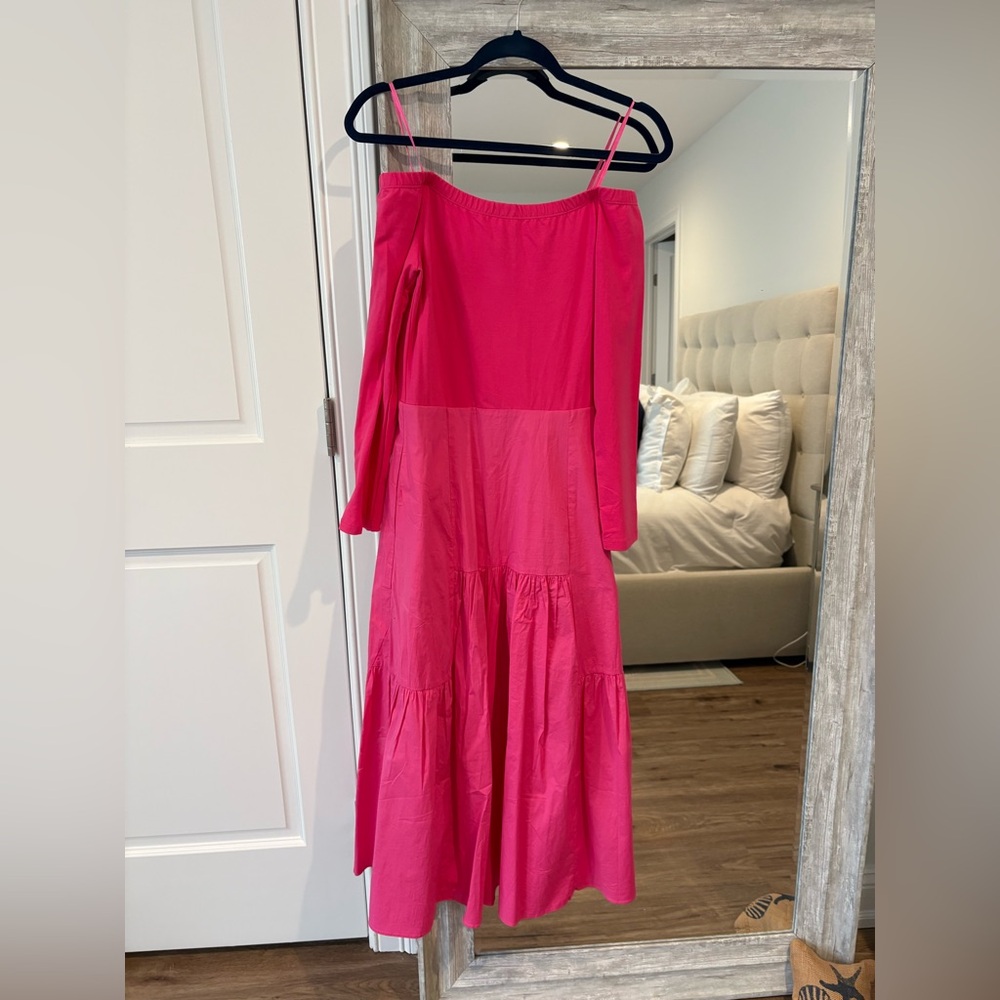 Tuckernuck Pink Off-Shoulder Dress